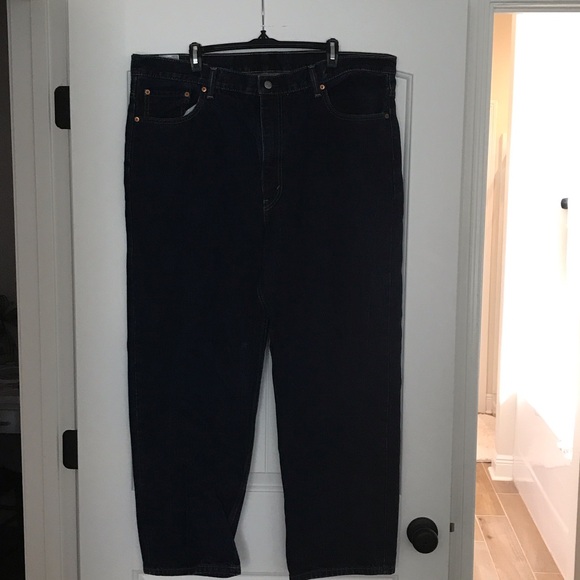 Levi's Men's Dark Blue Relaxed Jeans - Picture 2 of 2
